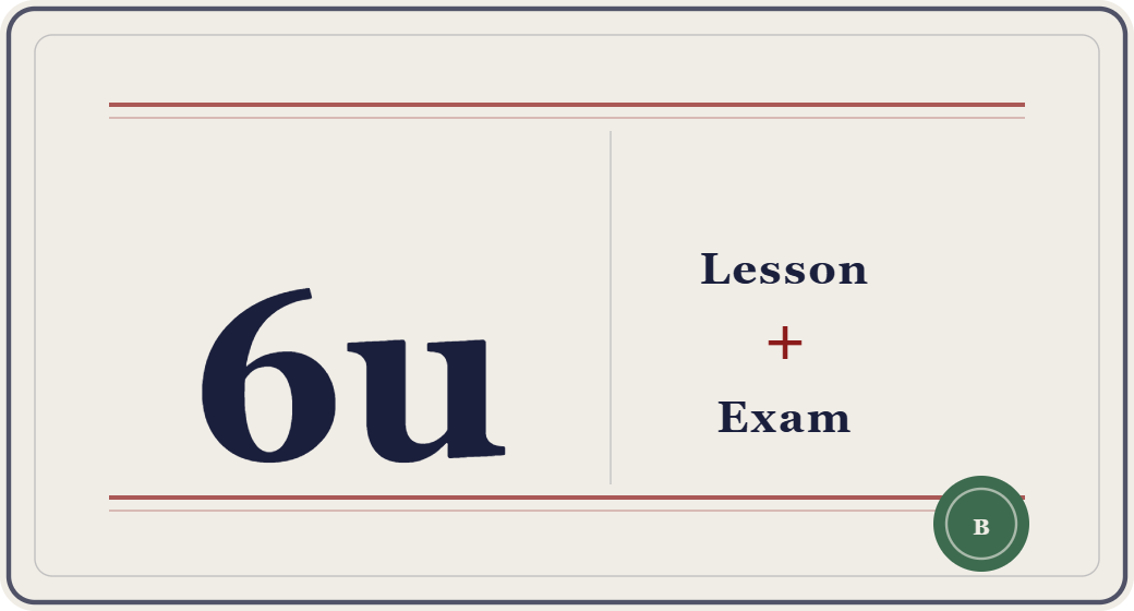 Verplicht 6 uur rijles