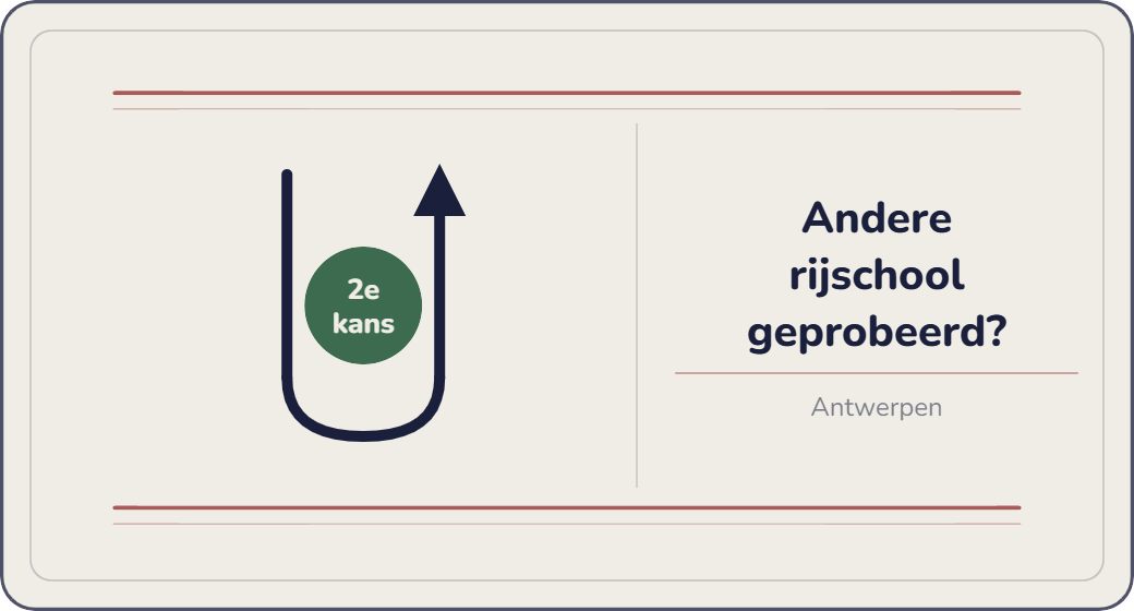 Andere rijschool in Antwerpen?