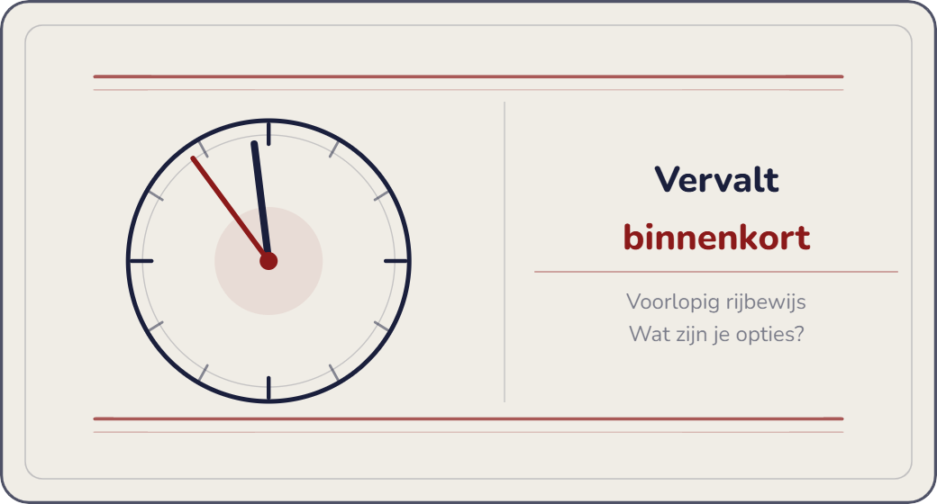 Voorlopig rijbewijs vervalt!