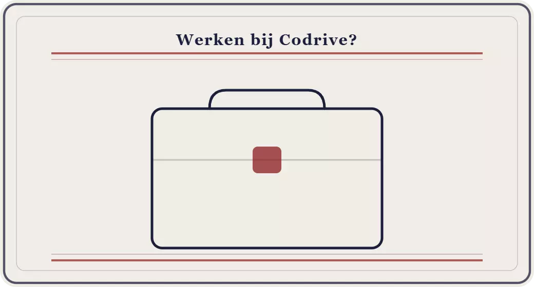 Werken bij Codrive