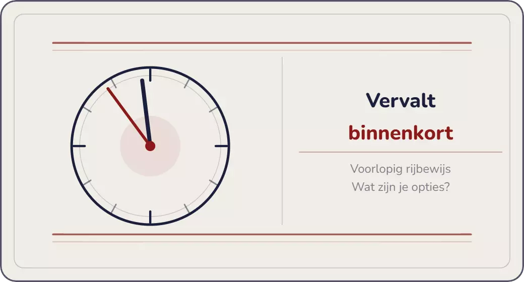 Voorlopig rijbewijs vervalt!